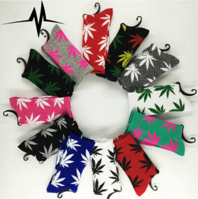 Weed Ganja Marihuana Socks