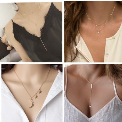 4 necklaces