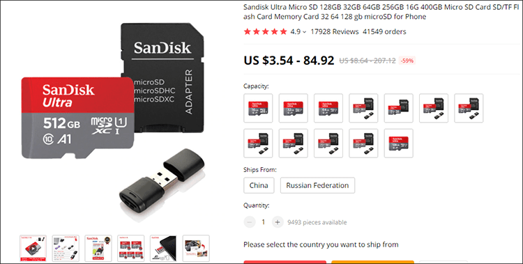 micro sd card